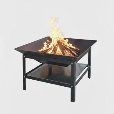 Imagem de Lareira 50cm p/ Jardim Fogueira Externa Portatil a Lenha - Lazer e Voc