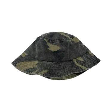 Imagem de Chapéu Bucket De Algodão Camuflado Para Homens E Mulheres, Boné Casual