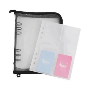 Imagem de Álbum Fichário A5 Com Zíper, Livro De Photocards Kpop Com 10 Folhas, O