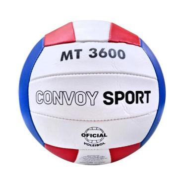 Imagem de Bola de voleibol pvc tamanho 5 convoy sport - Yins Brasil, Branco, Ver