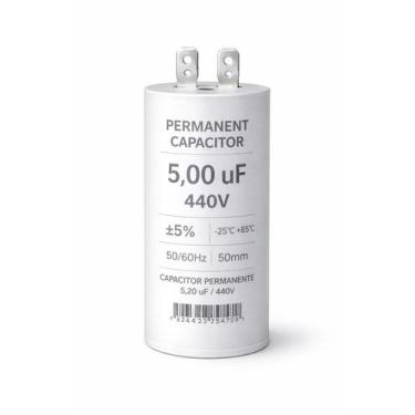 Imagem de Capacitor permanente com terminal 5,00 uf/440v - SIBRATEC