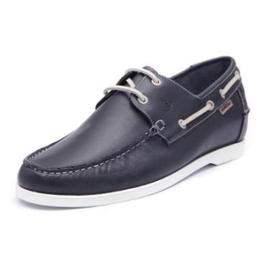 Imagem de Deckshoes Samello Elevator Ancora Couro Masculino-Masculino