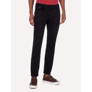 Imagem de Calça Calvin Klein Jeans Masculina Skinny Five Pockets Tag Preta-Masculino