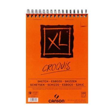 Imagem de Bloco Espiralado A4 Canson 90g XL Croquis 120 Folhas