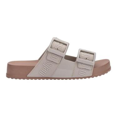 Imagem de Sandália Melissa Cozy Slide MLover Ajustável Feminina Marrom, Brown, 3