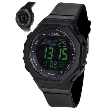 Imagem de Relógio Cosmos Masculino Ref: Os41600p Esportivo Digital