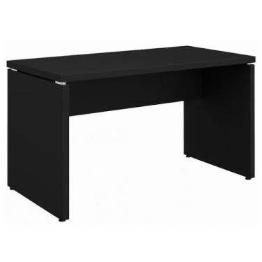 Imagem de Mesa Escritório 1,70x0,70m - S/ Gavetas - PRETO/PRETO - 26007 - GEBB W