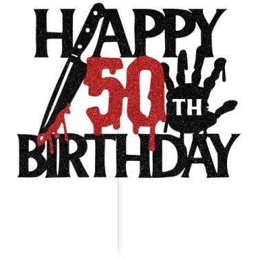 Imagem de Topo de Bolo We Can Bearly Wait Halloween 50 Anos
