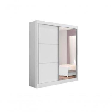 Imagem de Guarda Roupa Casal Athenas 2 Portas 3 Gavetas Com Espelho Sem Pés - D'