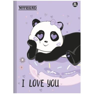 Imagem de Caderno Brochura Grande Universitário My Friend 48 Folhas Capa Dura An