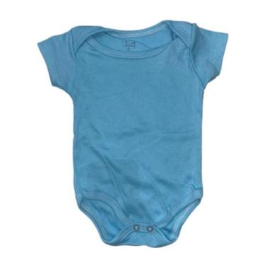 Imagem de Body Manga curta Infantil 100% Algodão Suedine Liso Cores - Alyath, M,