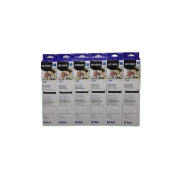 Imagem de Kit com 6 fitas s015631 original epson lx350 lx300 lx300+ii