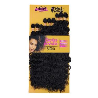 Imagem de Cabelo Sintético Entrelace Leticia 30/70/75cm - - Black Beauty, 2-Cast