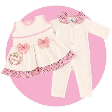 Imagem de Kit Boneca Reborn Saída De Maternidade Menina C/ Acessórios Princesa R