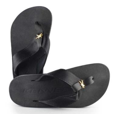 Imagem de Chinelo Kenner Kivah Gold DYQ, 39, Preto