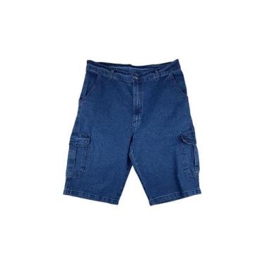 Imagem de Bermuda Masculina Cargo Jeans Robert Pierre - Estilo e Conforto, Bali 