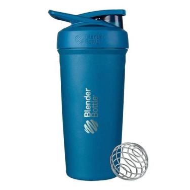 Imagem de Coqueteleira Blender Bottle Strada Térmica 24oz/710ml, Azul Marinho
