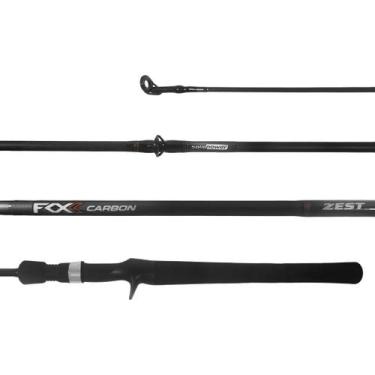 Imagem de Vara Pesca Carretilha MS Zest Fox C601M 1,83m 8-17Lbs Fibra de Carbono