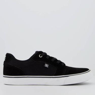 Imagem de Tênis DC Anvil LA Preto e Branco, 35