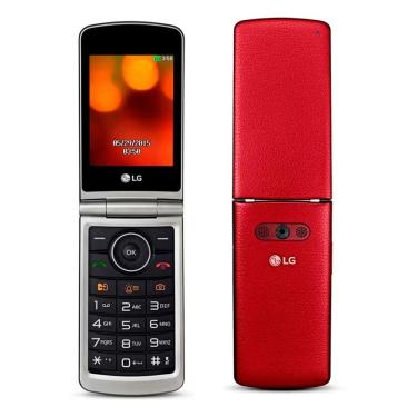 Imagem de Celular LG G360 Dual Sim 20MB Tela 3 Polegadas com Teclas Físicas e Rádio FM Vermelho