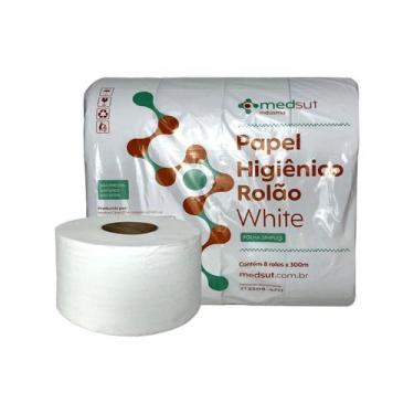 Imagem de Papel Higiênico Rolão Industrial Premium Supreme White 10cm x 300m  Pa