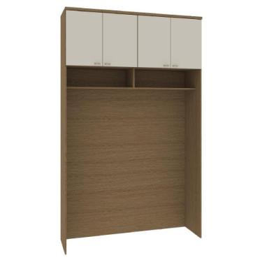 Imagem de Guarda Roupa Modulado Ponte 04 Portas 245cm Altura Setiba - Móveis Rim