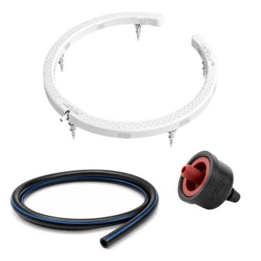 Imagem de Kit Arco Gotejador Net Bow 8 Saídas com Microtubo 5MM e Bico 8L-H Netafim