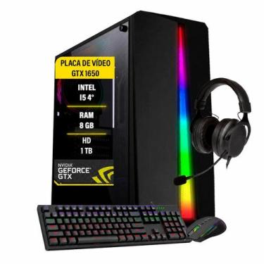 Imagem de Pc Gamer Intel i5 4º Geração GTX 1650 Memória 8gb Hd 1tb - AMORIM SHOP