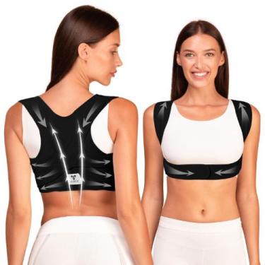 Imagem de Corretor de postura Back Brace SLANA para mulheres e homens