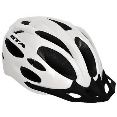 Imagem de Capacete Ciclismo Mtb 20 Entradas De Ar Com Led Branco Gta, G, Branco