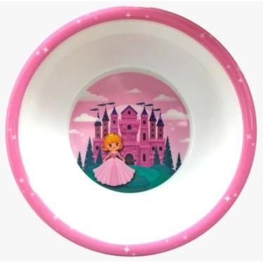 Imagem de Prato Tigela Refeição Infantil Princesas Unicórnio Animais - Ecos