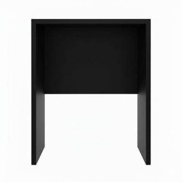 Imagem de Capa Para Frigobar Nicho Aparador Mdf Preto 53x48x45cm Preto - Instalo