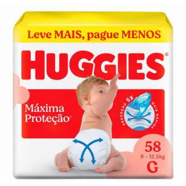 Imagem de Fralda Descartavel Huggies Maxima Proteção G 50UN 9 - 12,5kg