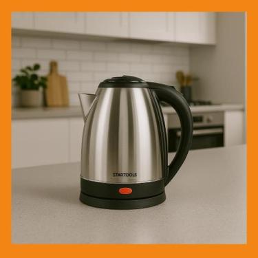 Imagem de Chaleira Jarra Elétrica 2 Litros 220V - Inox Cozinha Trabalho Eventos 