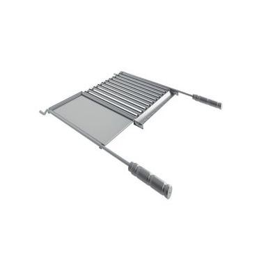 Imagem de Grelha para Churrasco em Aço Inox com Coletor de Gordura 77x65cm Parrilla Qualinox