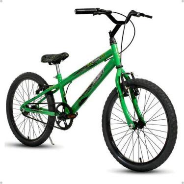 Imagem de Bicicleta Infantil Aro 20 Masculina Hulk Menino Verde Tork Husky