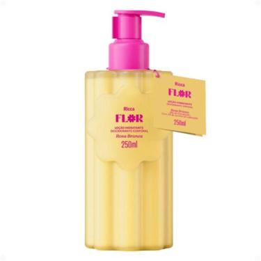 Imagem de Loção Hidratante Corporal Ricca Flor Rosa Branca 250ml - BELLIZ COMPAN