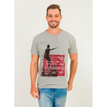 Imagem de Camiseta Masculina Rosa Norte Urien-Masculino