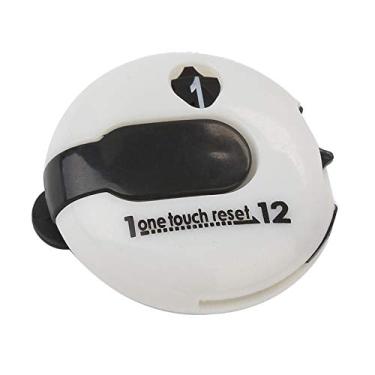 Imagem de Almencla Mini Golf Score Counter Clicker Scorekeeper Clipe de Pontuação Na Luva - Branco