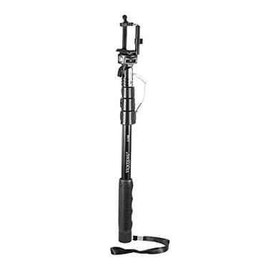Imagem de fantaxi YT-1188 Selfie extensível com fio bastão Monopé Haste do temporizador automático Parafuso de 1/4 de polegada 38cm-128cm Comprimento ajustável com suporte para telefone Bastão telescópico para