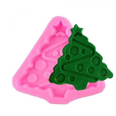 Imagem de Confeitaria dos moldes, F548 MOLDE DE SILICONE ÁRVORE DE NATAL CONFEITARIA ARTESANATO