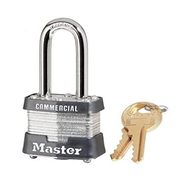 Imagem de Master Lock 3KALF Cadeado externo com chave, 1 pacote