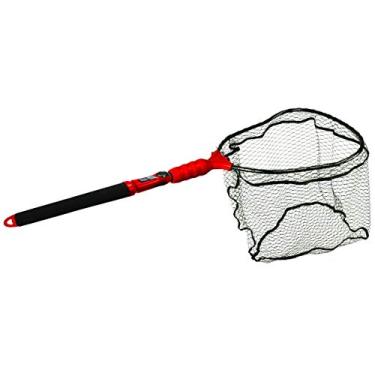 Imagem de Ego Rede de pesca deslizante S2, ferramenta definitiva para pescadores, alça telescópica, cabeça substituível, água salgada e doce, 2 anos de garantia, alça de 73,7 a 152 cm, GG