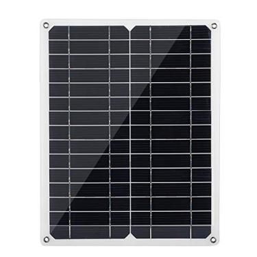 Imagem de Fonte de alimentação USB 5V, DC18V, bateria de painel solar, para luzes solares, laptops de carro