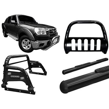 Imagem de Kit quebra mat+Estribo OV+Sant Antonio H3 Ranger 97/12 PRETO