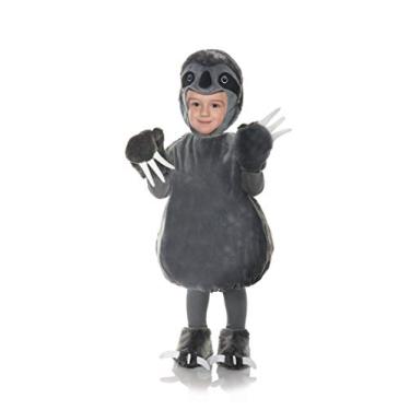 Imagem de UNDERWRAPS Fantasia para bebês meninas preguiça de pelúcia para bebês, Cinza, M