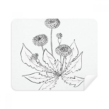 Imagem de Dente-de-leão Blossong Pano de limpeza de flores brancas, 2 peças de tecido de camurça