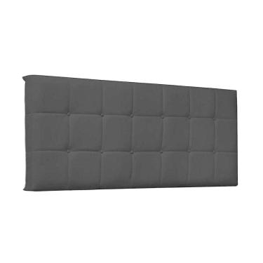 Imagem de Cabeceira Painel Verona King 195cm Corino Preto