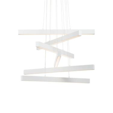 Imagem de Lustre Pendente Newline Fit Led 715 Bivolt Branco 4000K Luz Neutra