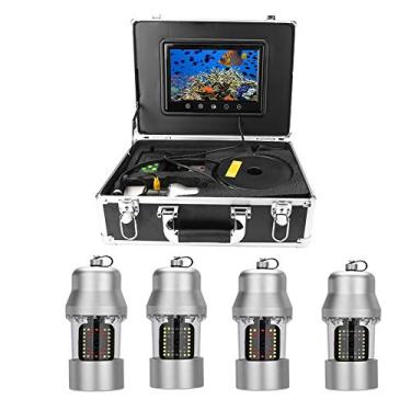 Imagem de Câmera de vídeo subaquática 7 velocidade ajuste câmera subaquática à prova d'água longa vida útil exploração do fundo do mar para atividades subaquáticas (padrão americano (100-240v))